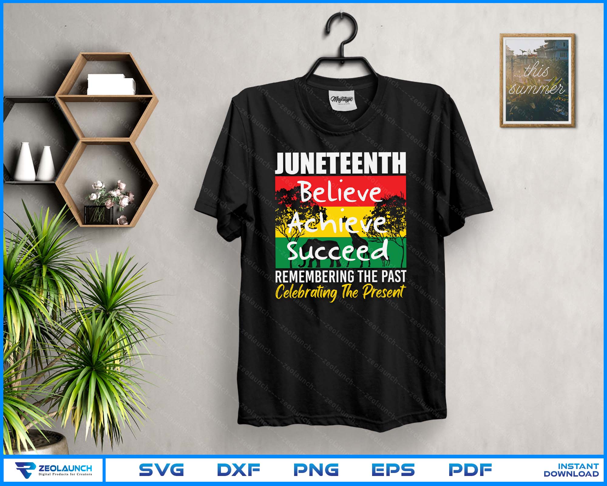 Juneteenth Is My Independence Day Black Pride Melanin SVG PNG Digital Files alternate view